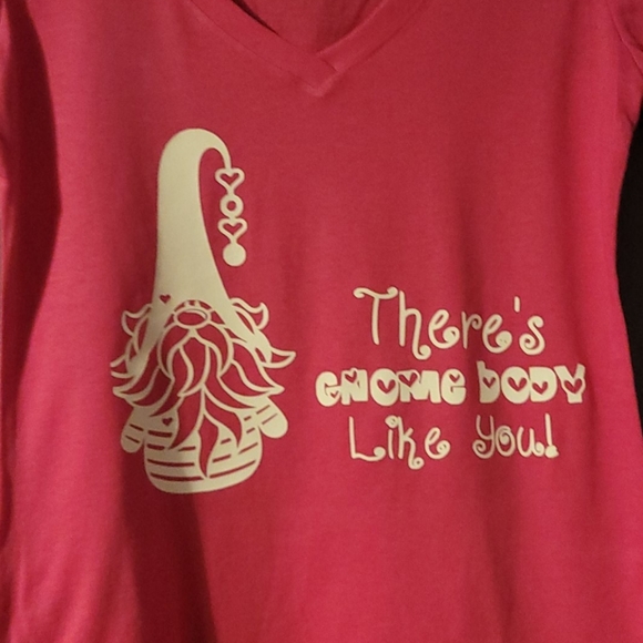 Tops - Valentine's Day Gnome V-neck